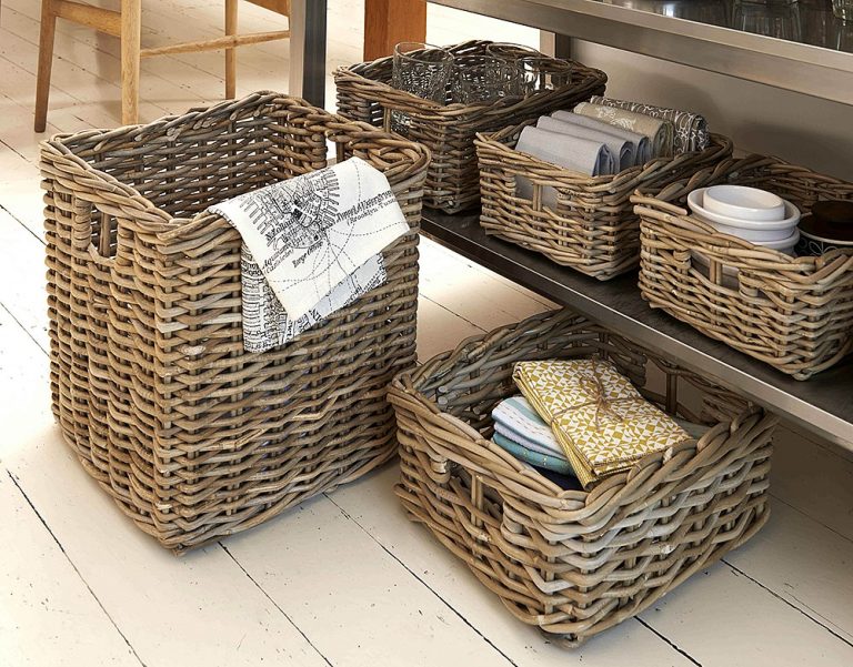 wicker storage baskets Wahoobars